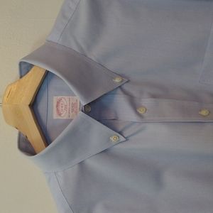 Brooks Brothers 346 Light Blue Cotton Shirt 17 - 34/35